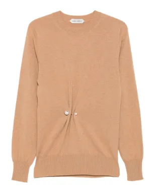 Alberta Ferretti ピン留めディテールカシミヤセーター - サムネイル1