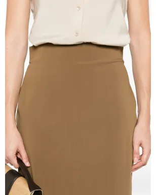 Alberta Ferretti ウールブレンド ペンシルスカート - サムネイル5