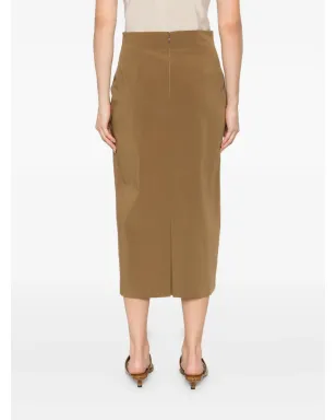 Alberta Ferretti ウールブレンド ペンシルスカート - サムネイル4