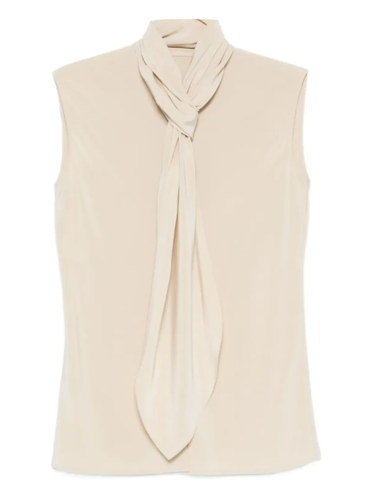Alberta Ferretti ノースリーブタイネックトップ - 画像1