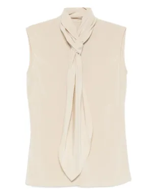 Alberta Ferretti ノースリーブタイネックトップ - サムネイル1