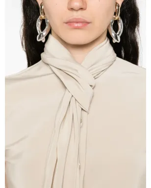 Alberta Ferretti ノースリーブタイネックトップ - サムネイル5