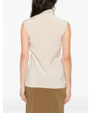 Alberta Ferretti ノースリーブタイネックトップ - サムネイル4
