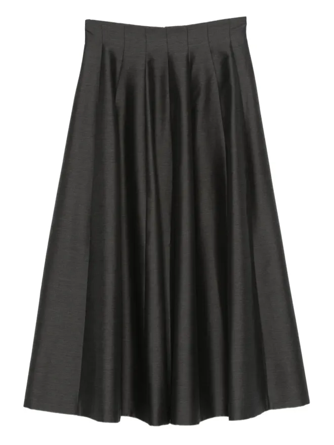 Alberta Ferretti Alberta Ferretti プリーツミディスカートの商品画像