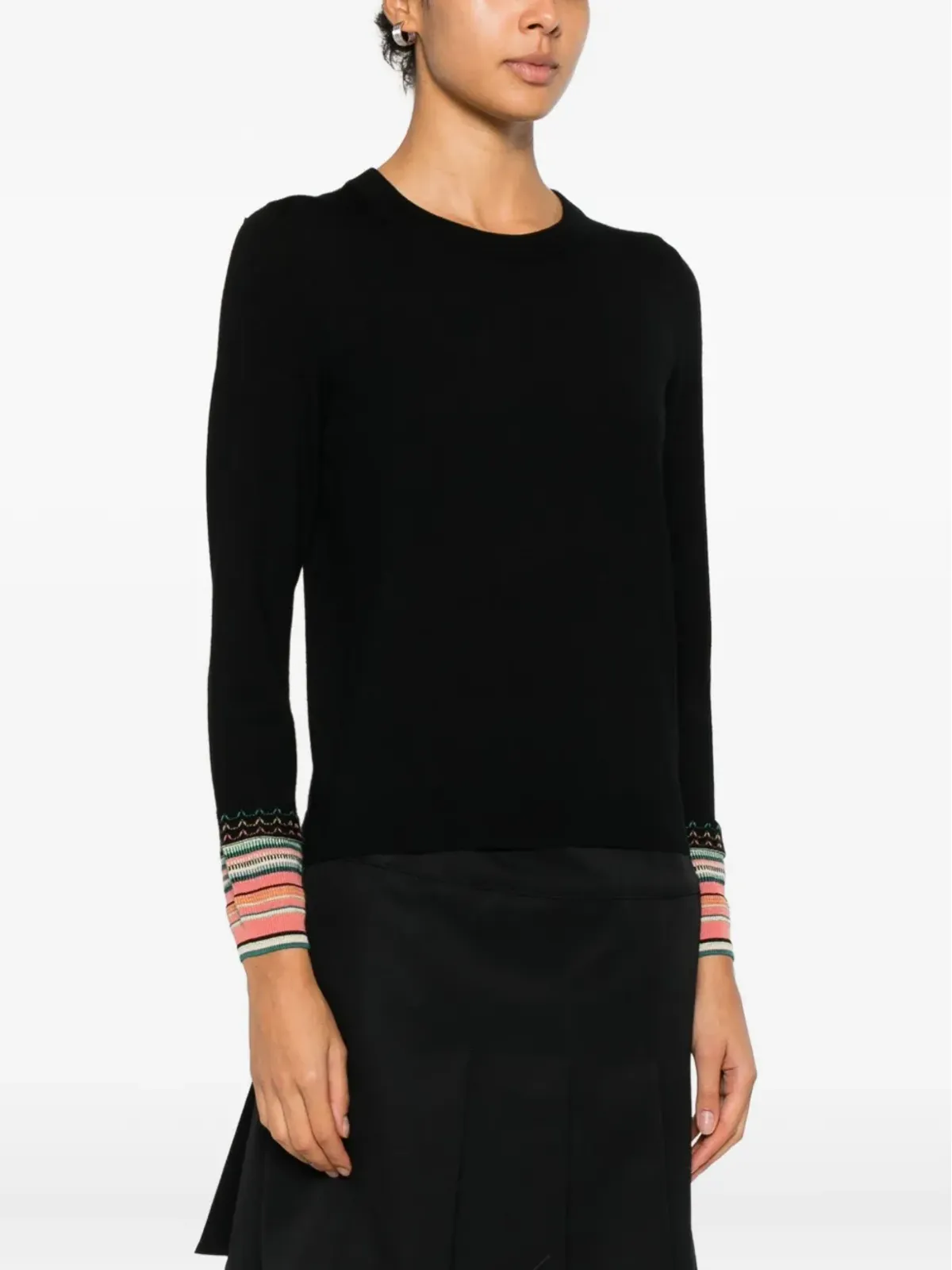 PS Paul Smith ストライプ柄カフスセーター - 画像3