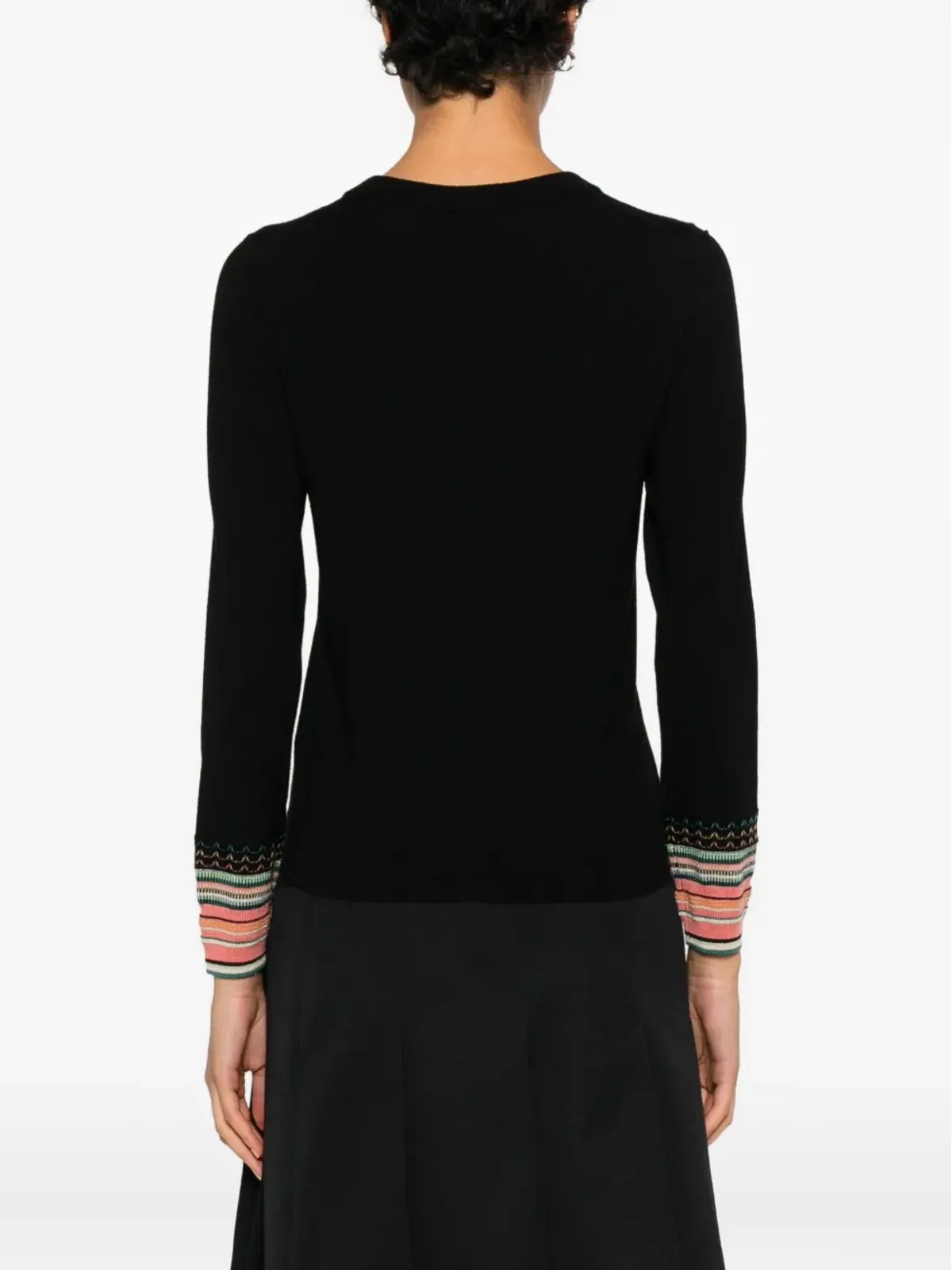 PS Paul Smith ストライプ柄カフスセーター - 画像4