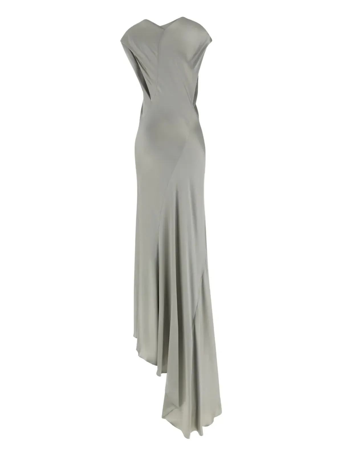 Alberta Ferretti カウルネック アシンメトリードレス - 画像2