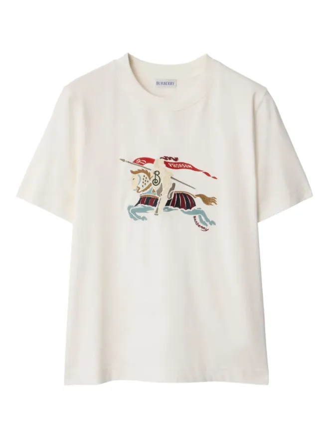 Burberry Burberry EKD刺繍入りコットンTシャツの商品画像