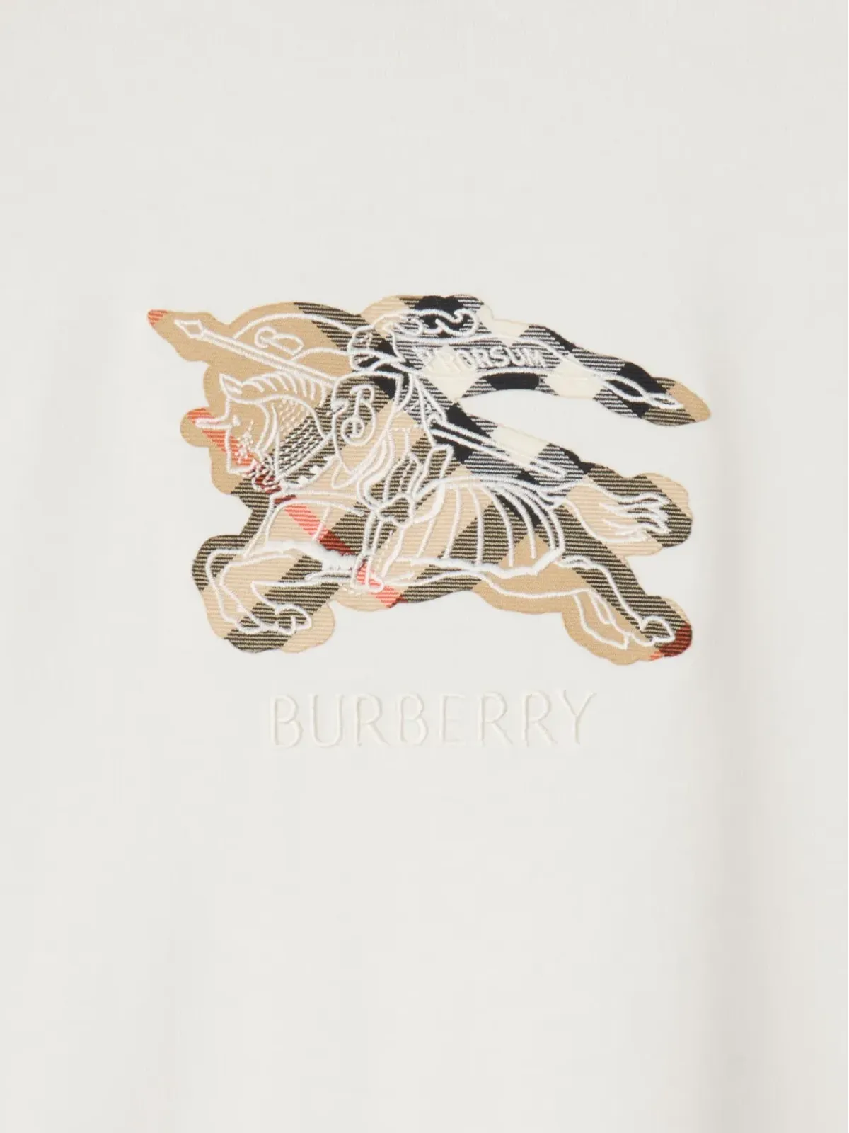 Burberry EKDチェック コットンTシャツ - 画像2
