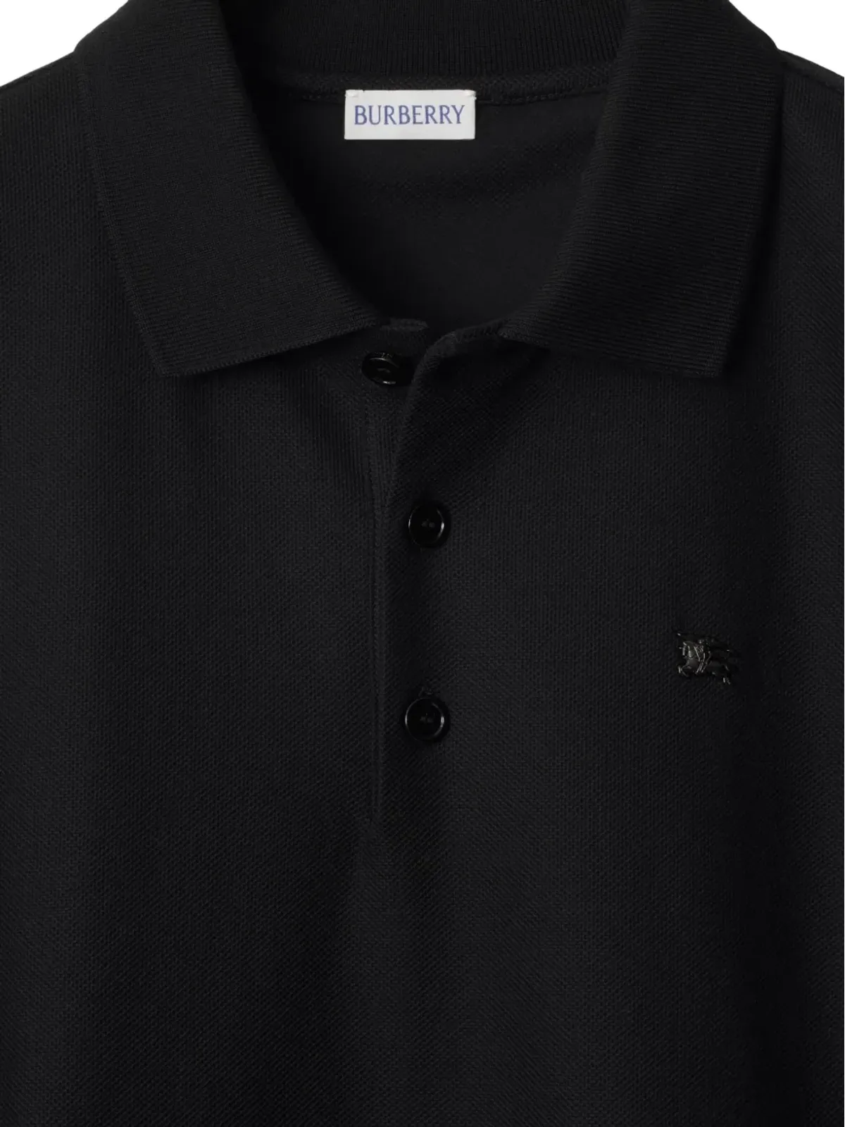 Burberry 騎士モチーフのコットンポロシャツ - 画像2