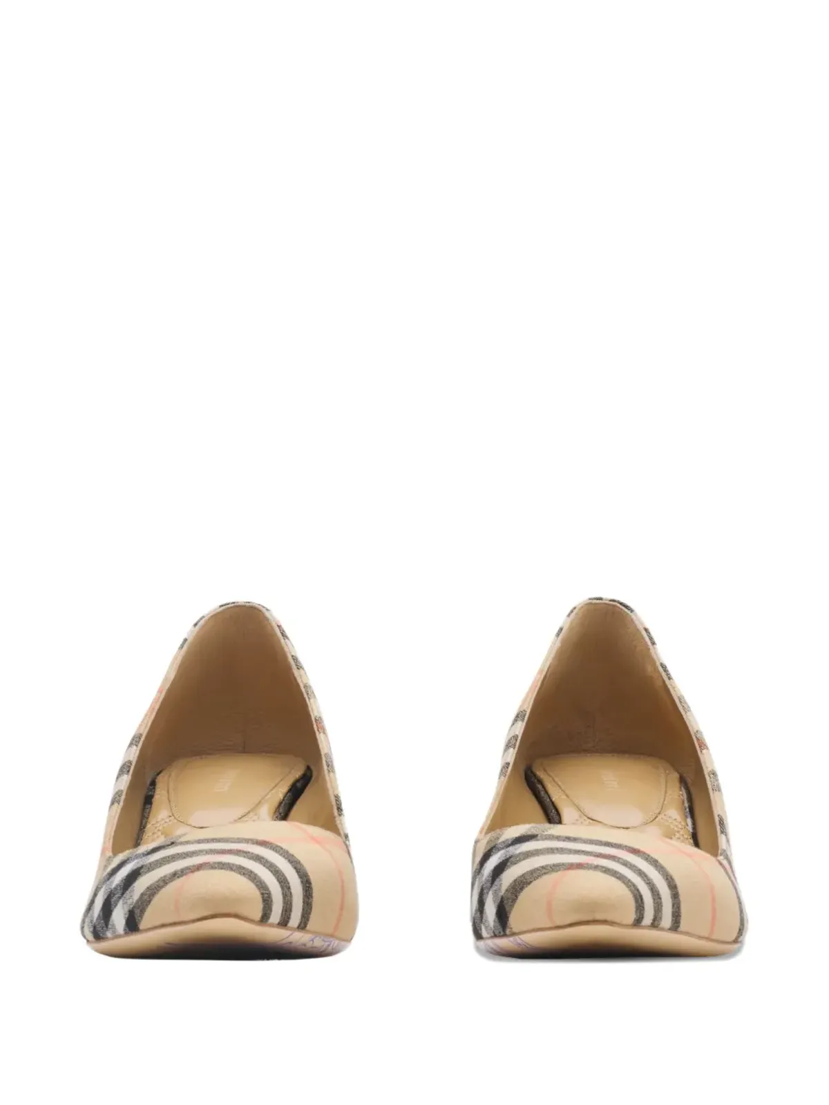 Burberry チェック柄 Dame パンプス - 画像2