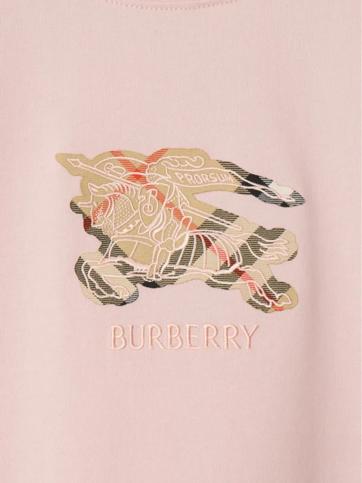 Burberry knight check T-shirt - Pink - 画像2