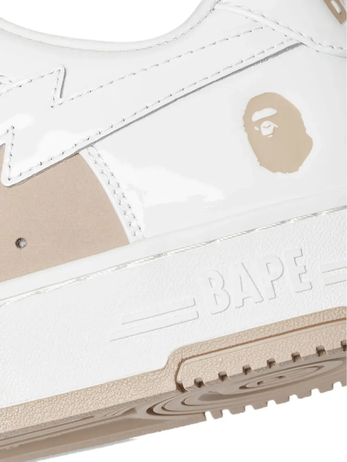 A BATHING APE® スター・パッチ レザー スニーカー - 画像5