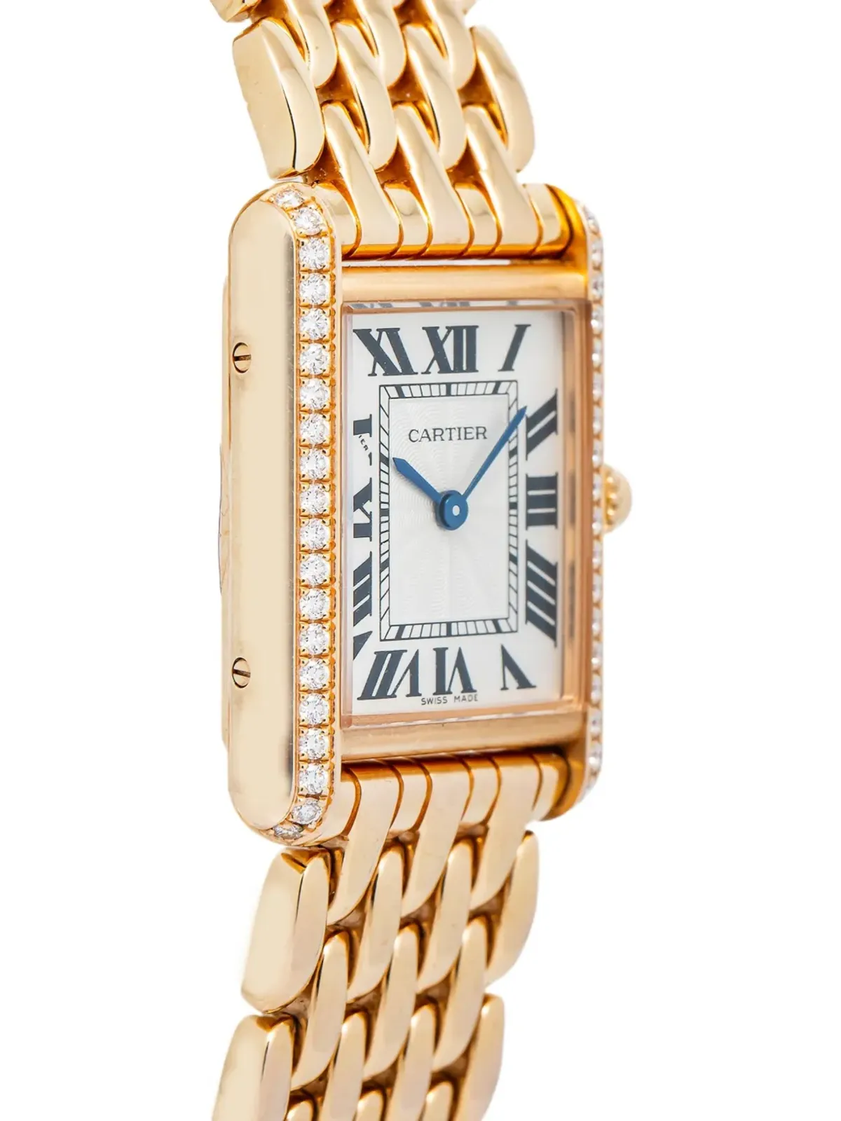 Cartier タンク ルイ 18Kローズゴールド ドレスウォッチ - 画像2