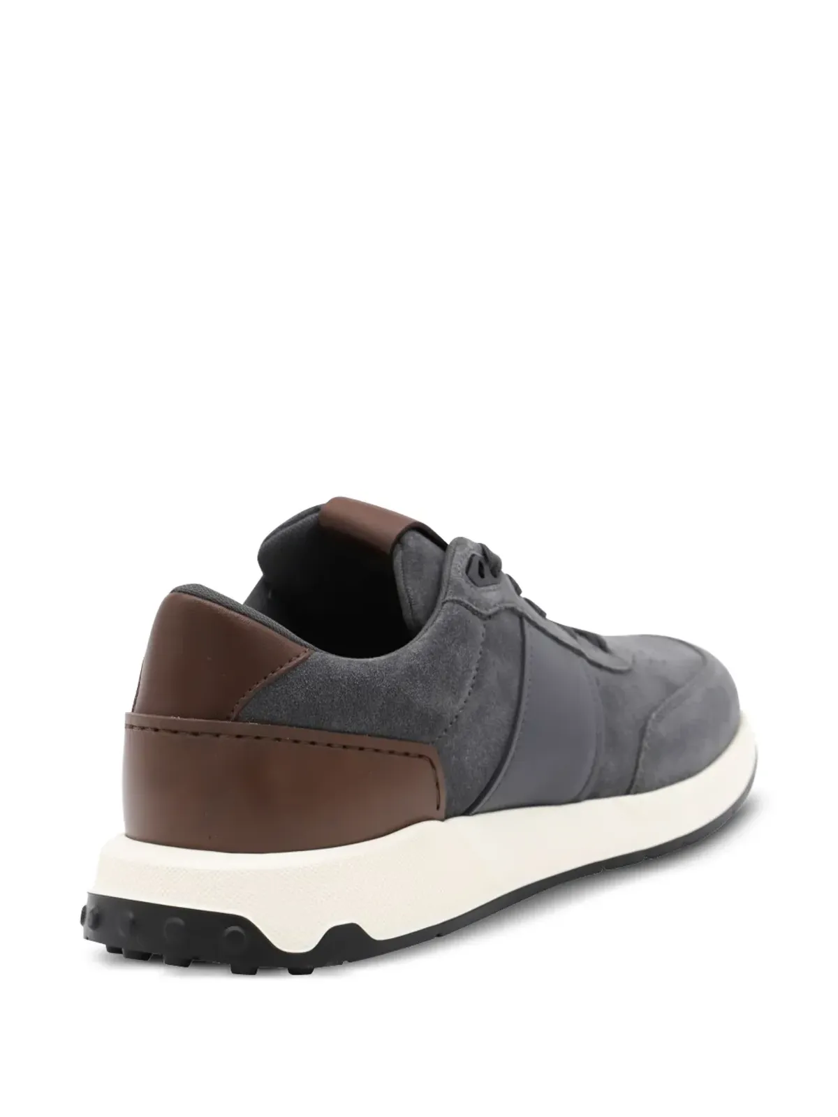 Tod's スエードレザー パネル トレーナー ブルー - 画像3