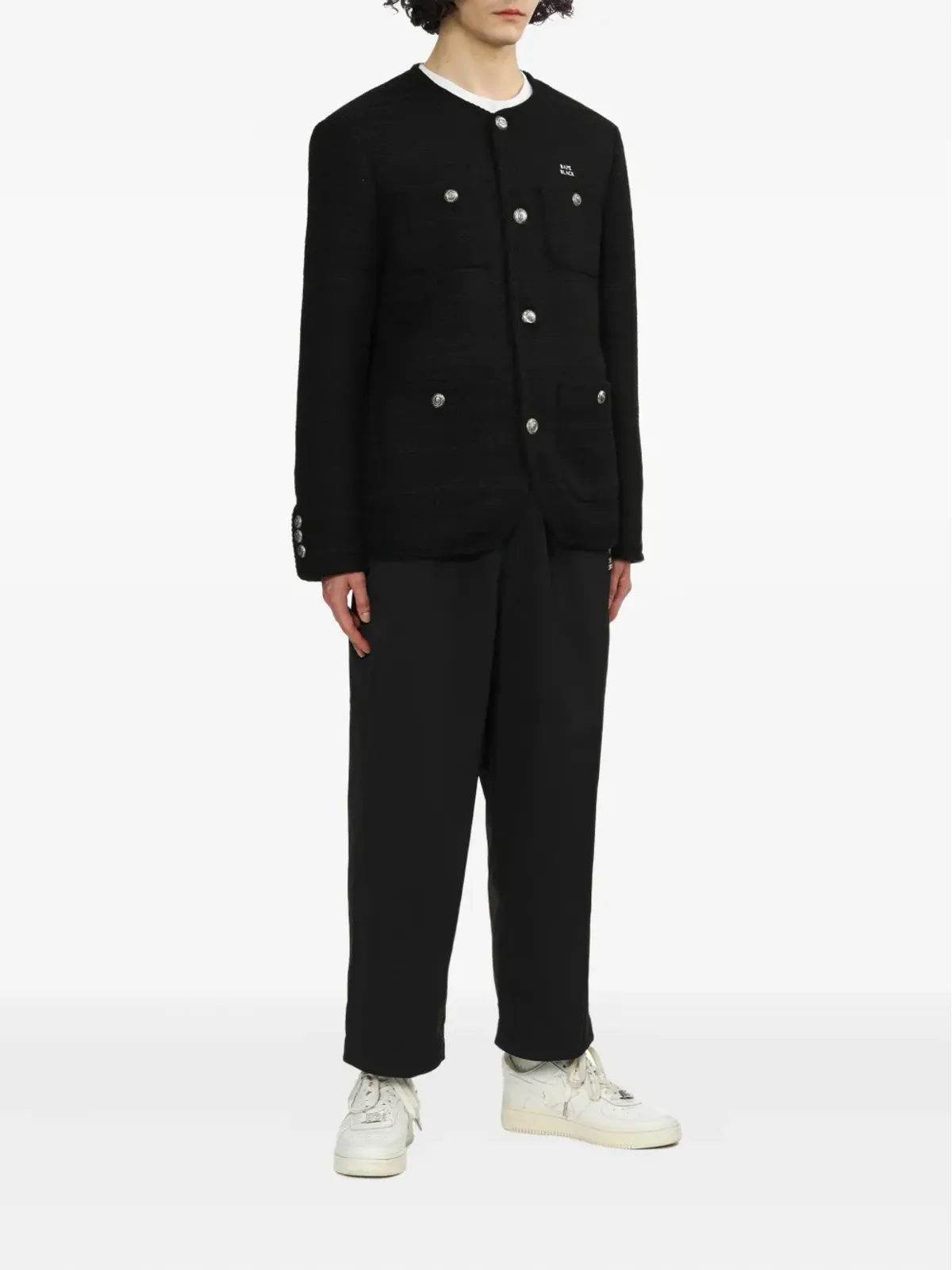 A BATHING APE® バックディテール付きボタン留めシャツジャケット - 画像2