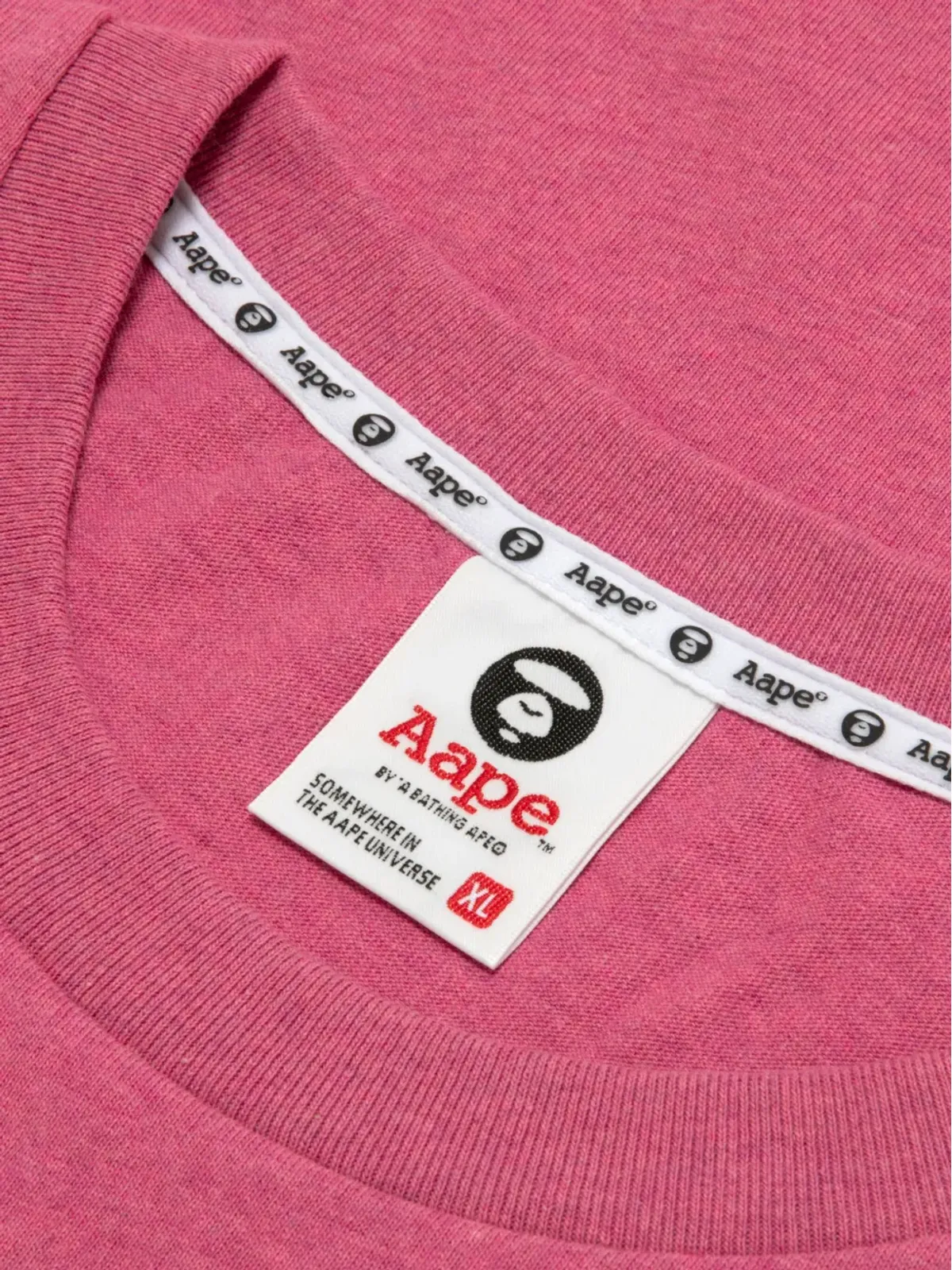 AAPE BY *A BATHING APE® ロゴプリント クルーネック Tシャツ - 画像5