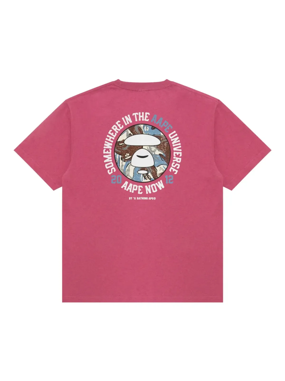 AAPE BY *A BATHING APE® ロゴプリント クルーネック Tシャツ - 画像2