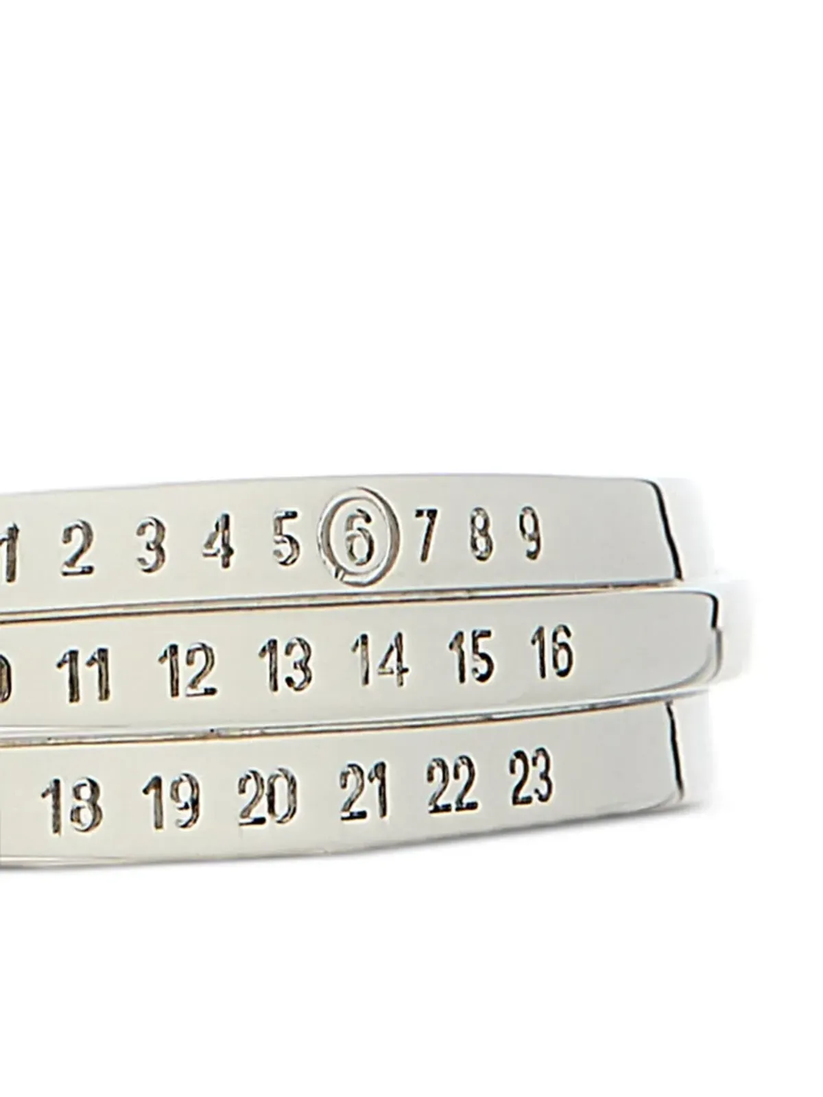 MM6 Maison Margiela 数字刻印カフブレスレット - 画像2