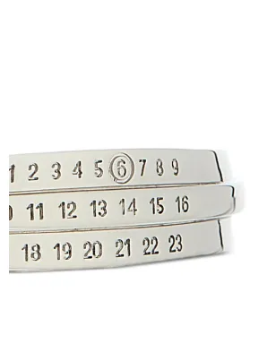 MM6 Maison Margiela 数字刻印カフブレスレット - サムネイル2