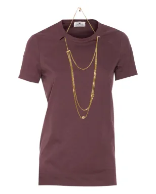 Elisabetta Franchi チェーンディテール Tシャツ - サムネイル1