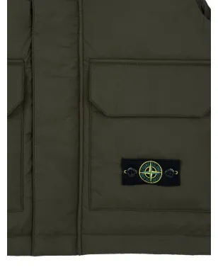 Stone Island Junior パッド入りベルロウズポケット付きジレ - サムネイル4