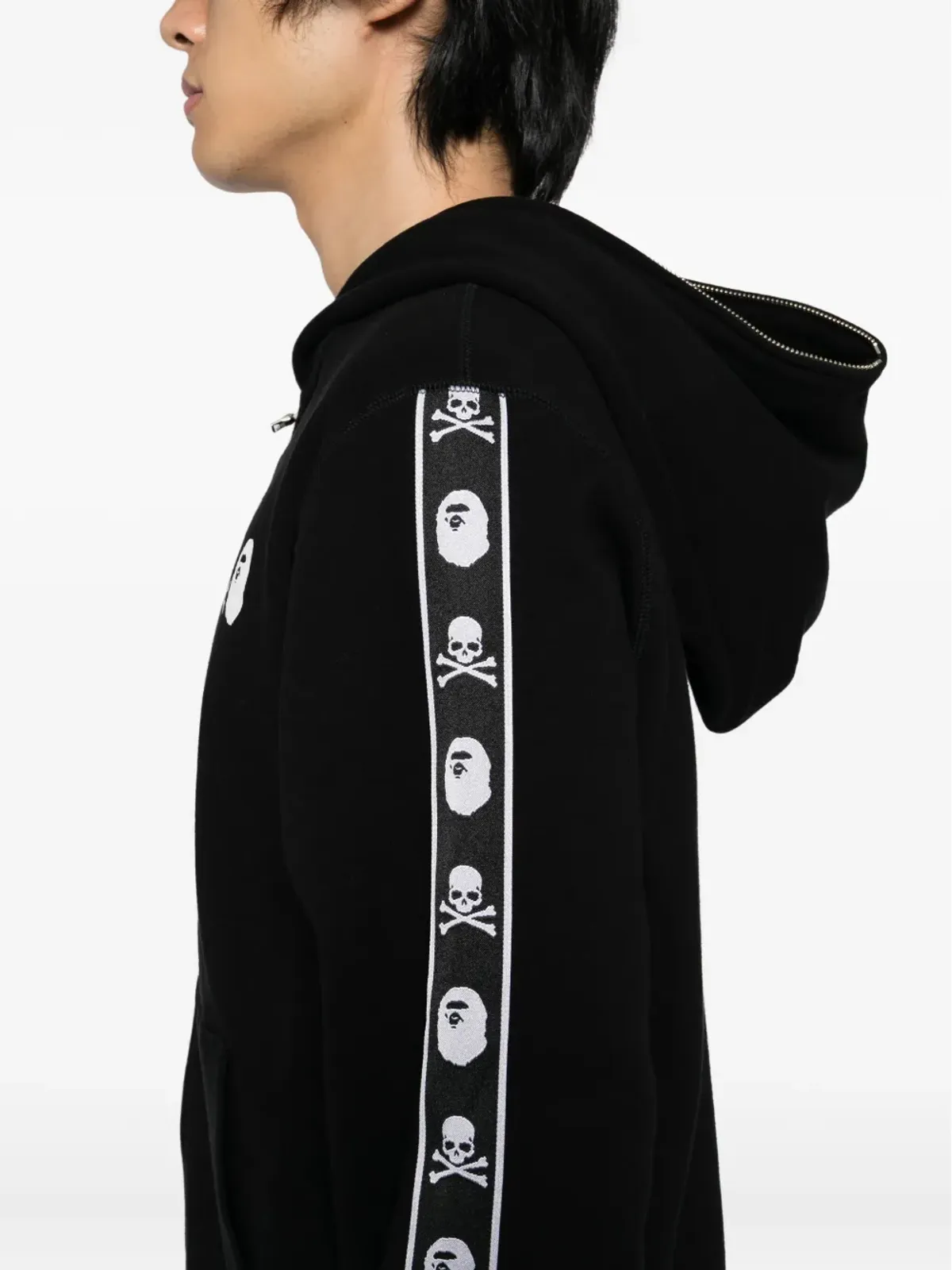 Mastermind Japan x BAPE ロゴプリント フーディ - 画像5