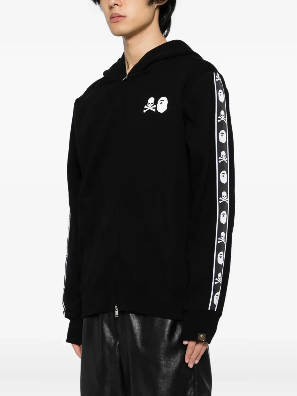 Mastermind Japan x BAPE ロゴプリント フーディ - 画像3