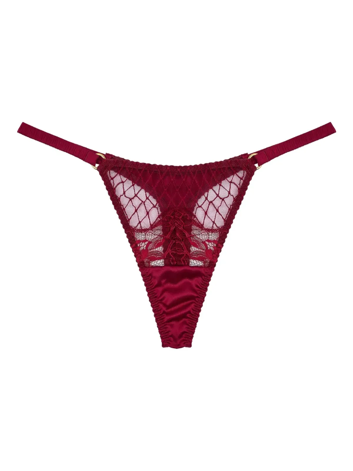 Fleur Of England レースパネル入りシルクタンガ - 画像2