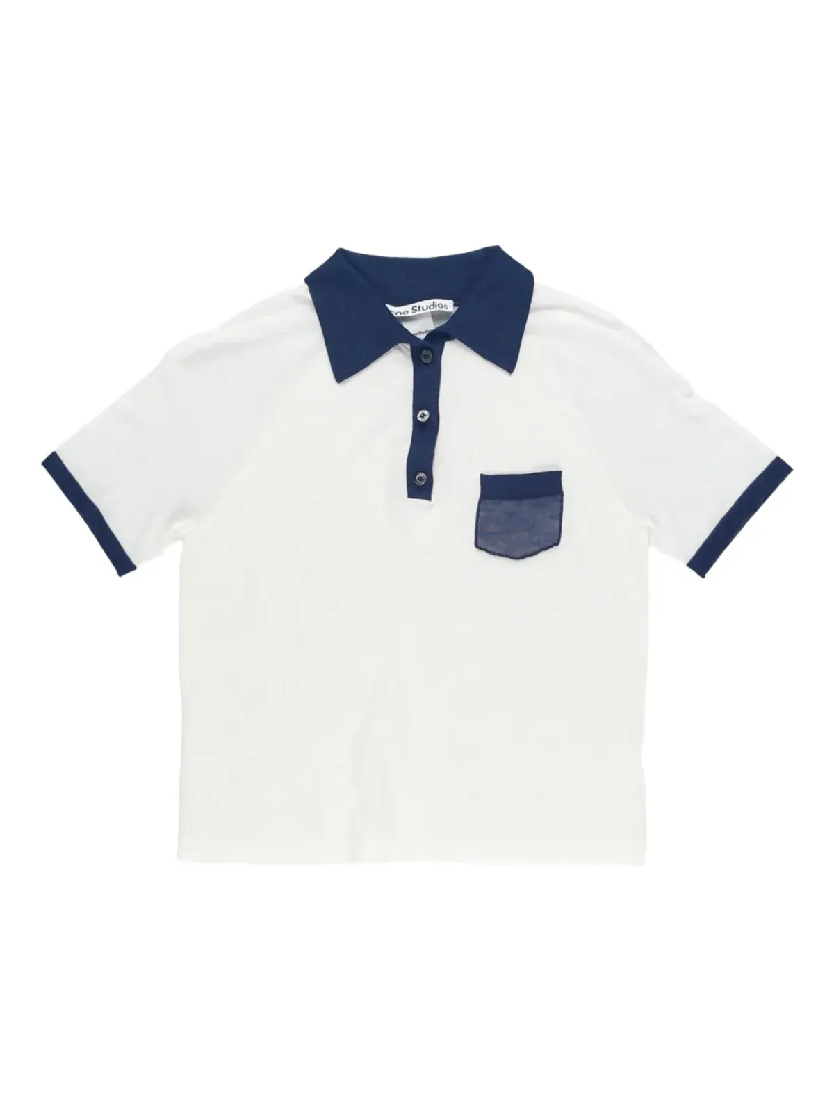 Acne Studios 半袖ポケットポロトップ - 画像1