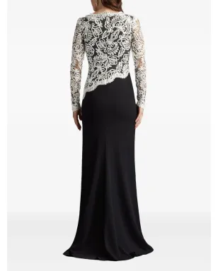 Tadashi Shoji レースインサート ロングドレス - サムネイル3