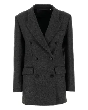 ISABEL MARANT Isidora ダブルブレスト ウールコート - サムネイル1