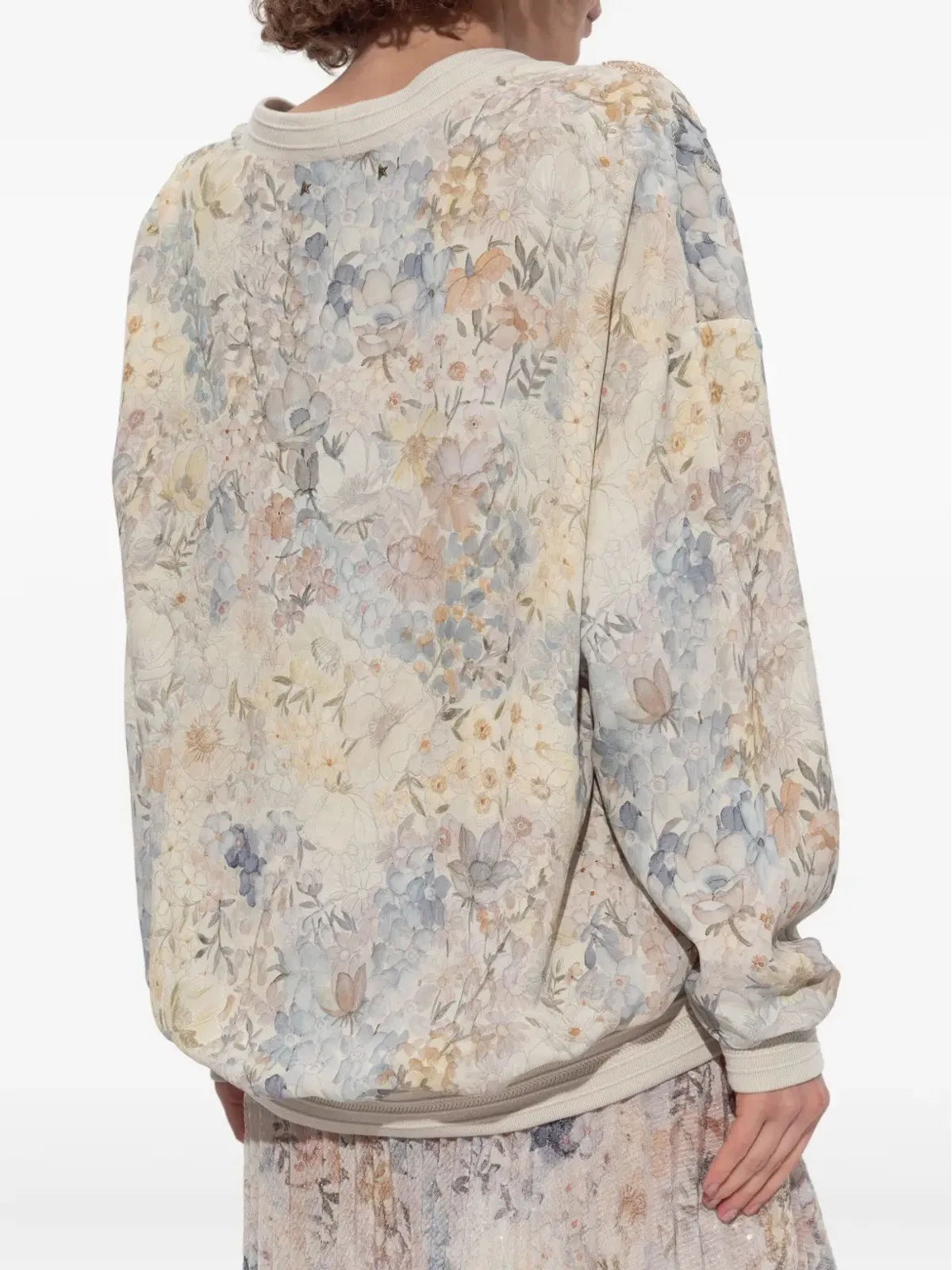 Golden Goose 花柄スパンコール付きカーディガン - 画像4