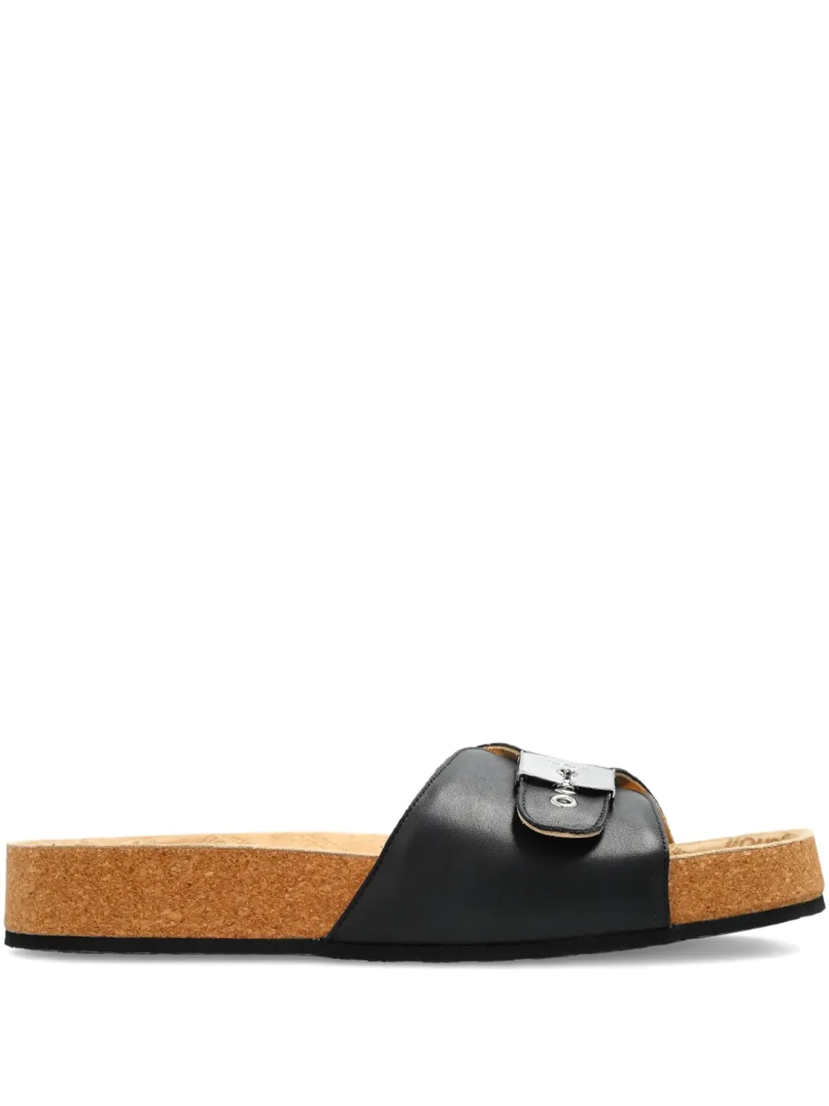 Balenciaga x Scholl バックル留めレザースライド - 画像1