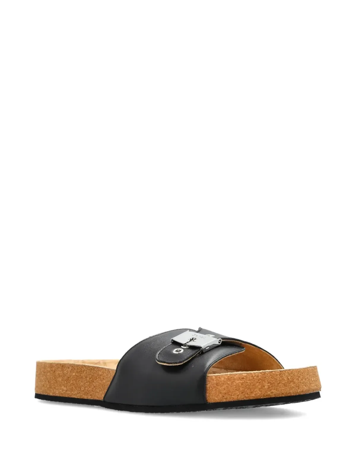 Balenciaga x Scholl バックル留めレザースライド - 画像2