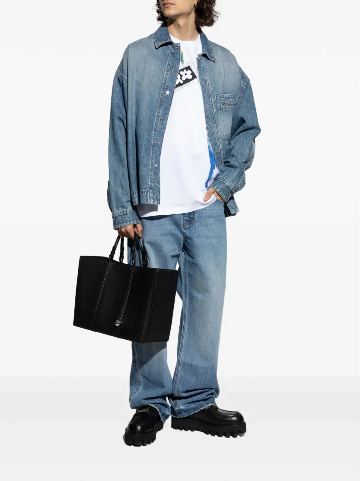 Marni パッチワークプリントTシャツ - 画像2