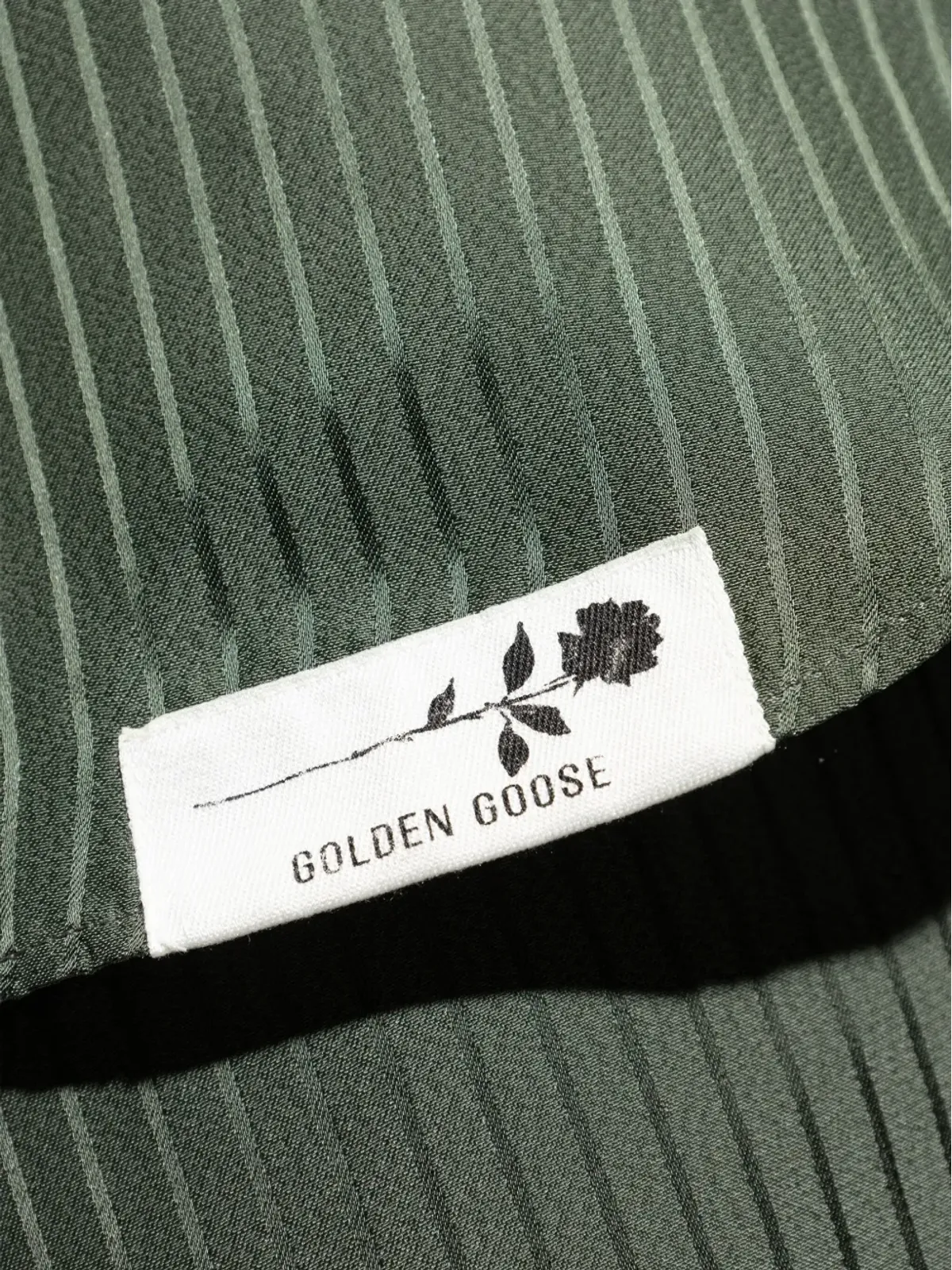 Golden Goose ピンストライプ柄 ボタン付きカフスシャツ - 画像5
