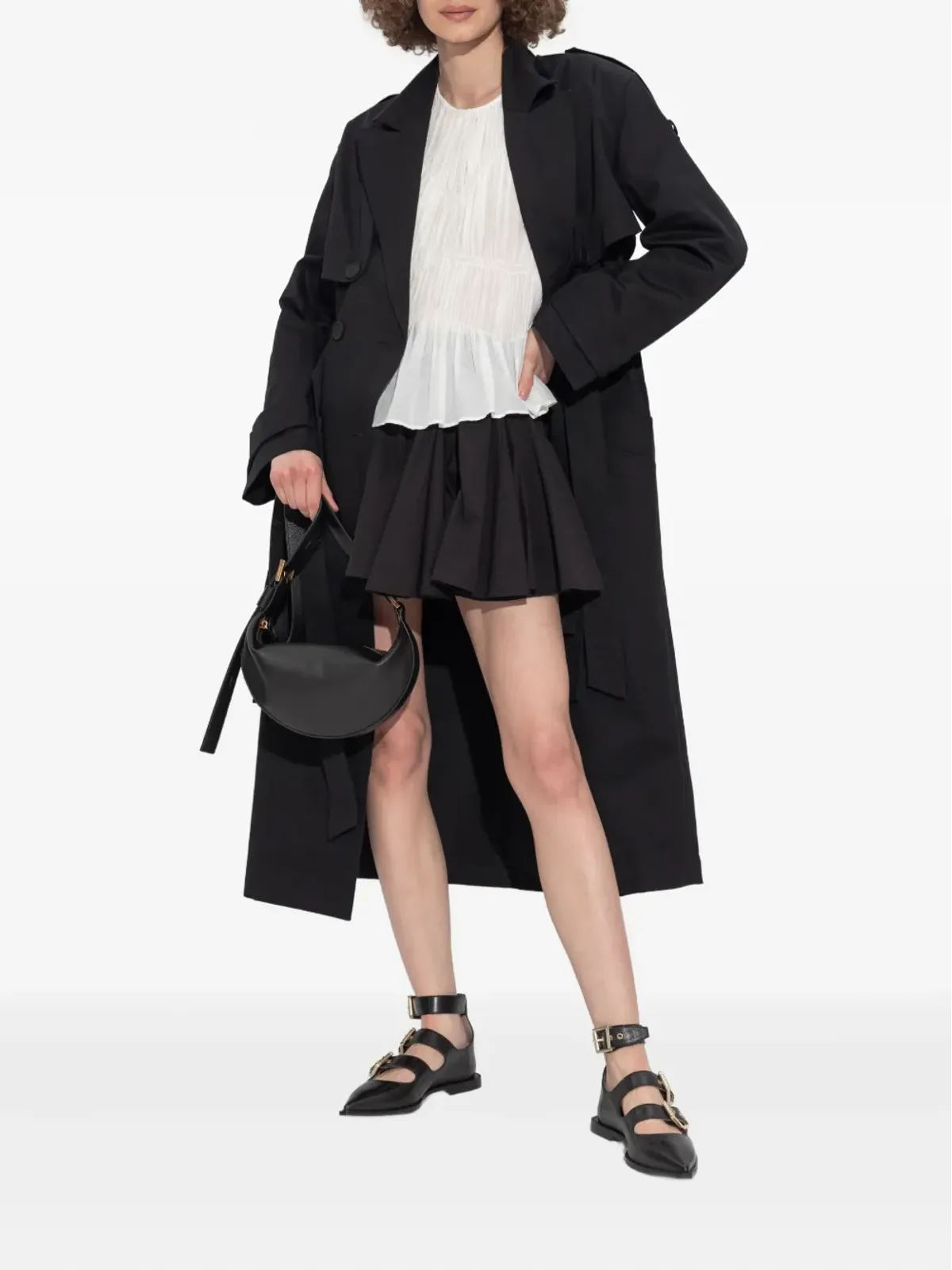 AllSaints スモックパネル・ラッフルトップ - 画像2