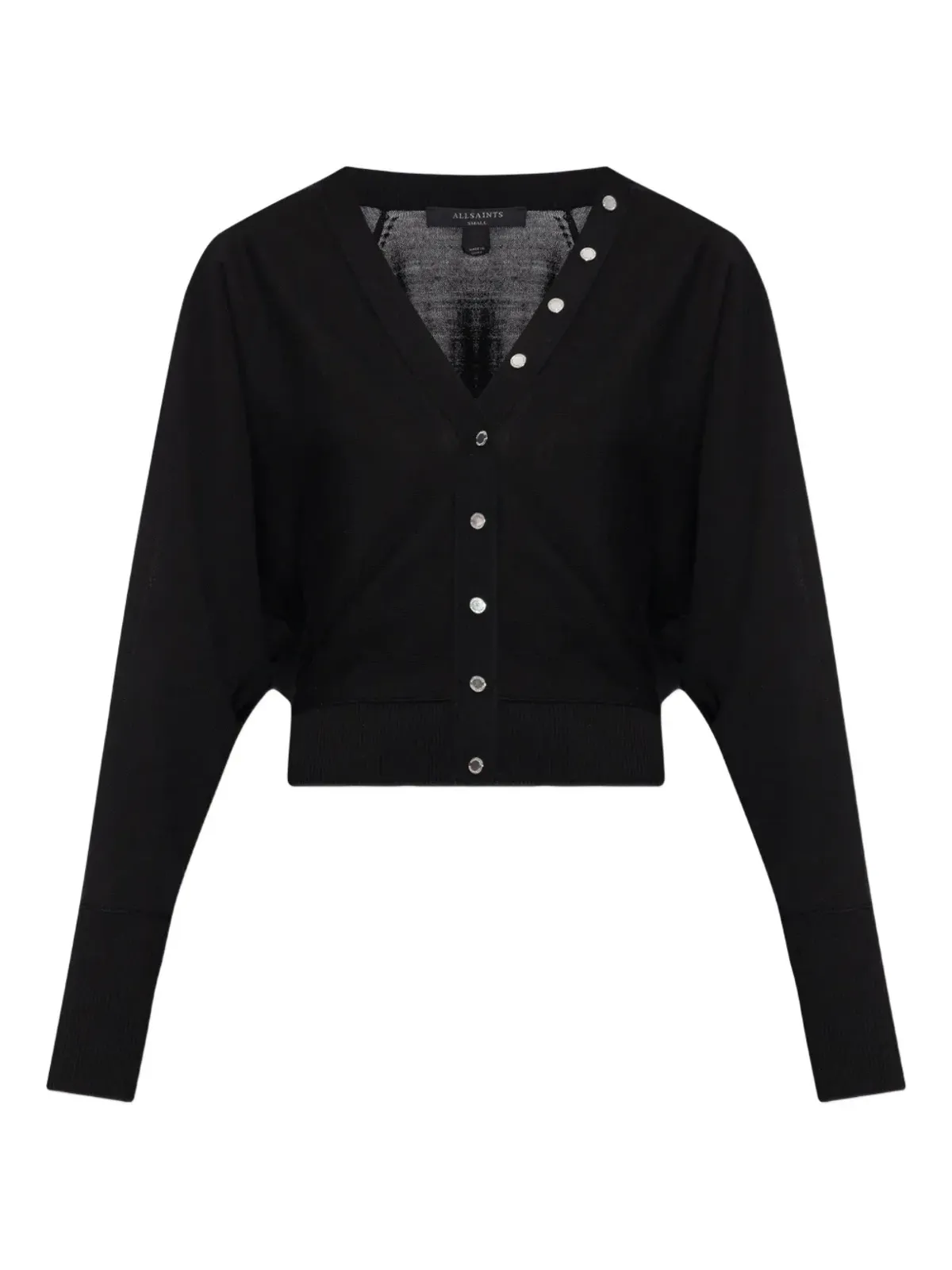 AllSaints スナップボタン付きカーディガン - 画像1