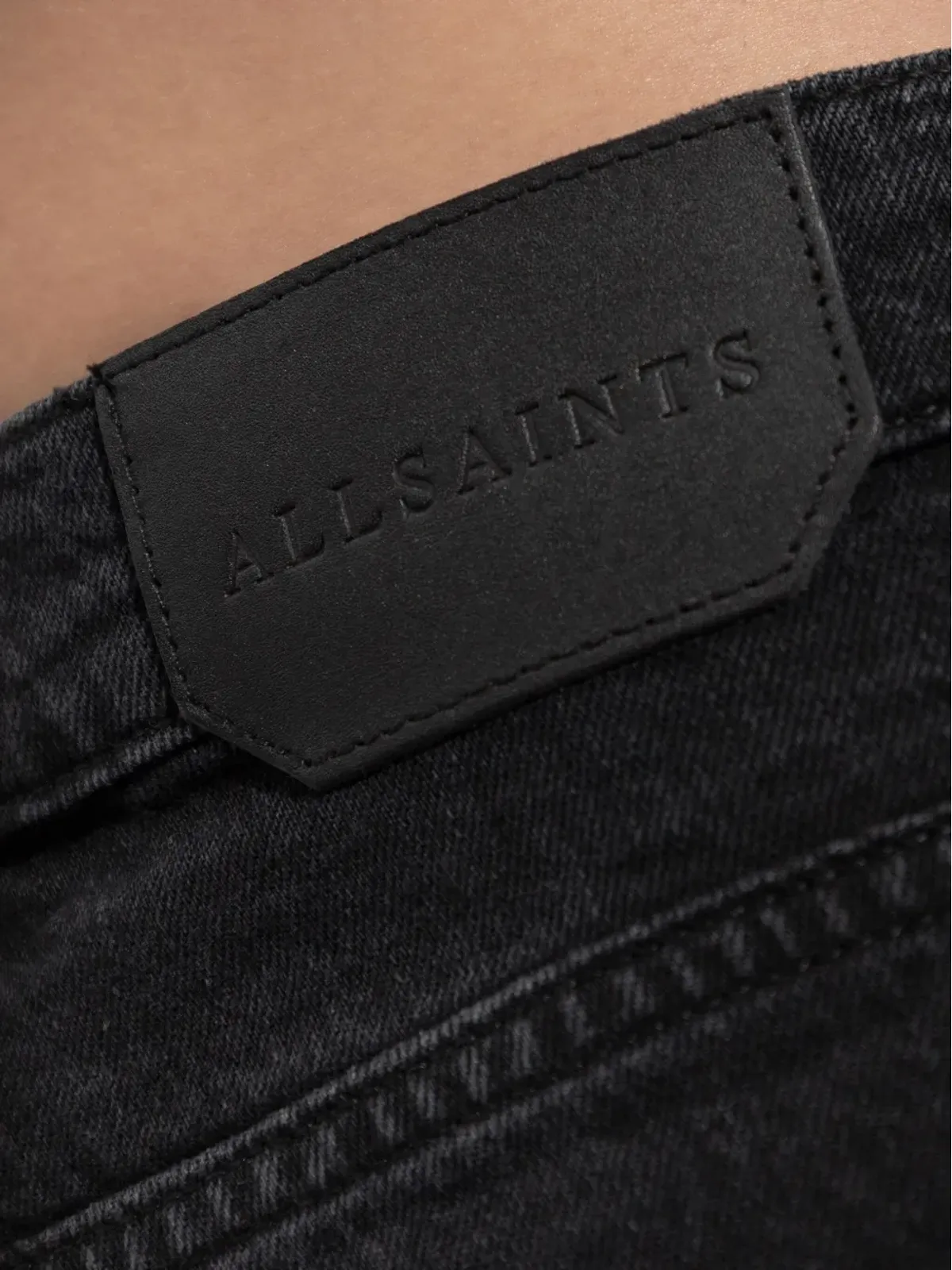 AllSaints Sadie straight-leg jeans - Black - 画像5