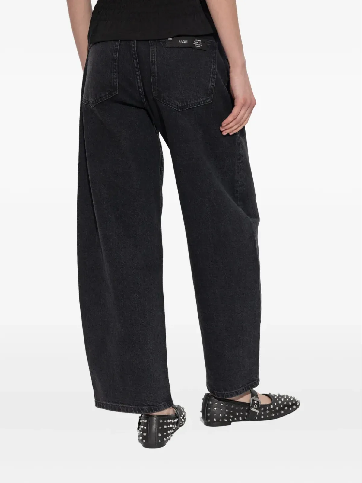 AllSaints Sadie straight-leg jeans - Black - 画像4