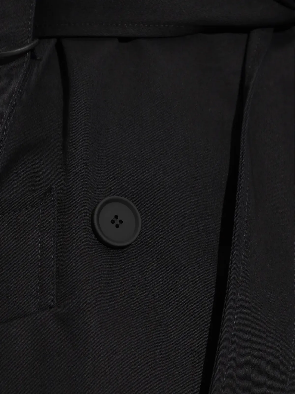 AllSaints ダブルブレスト ベルト付き トレンチコート - 画像5
