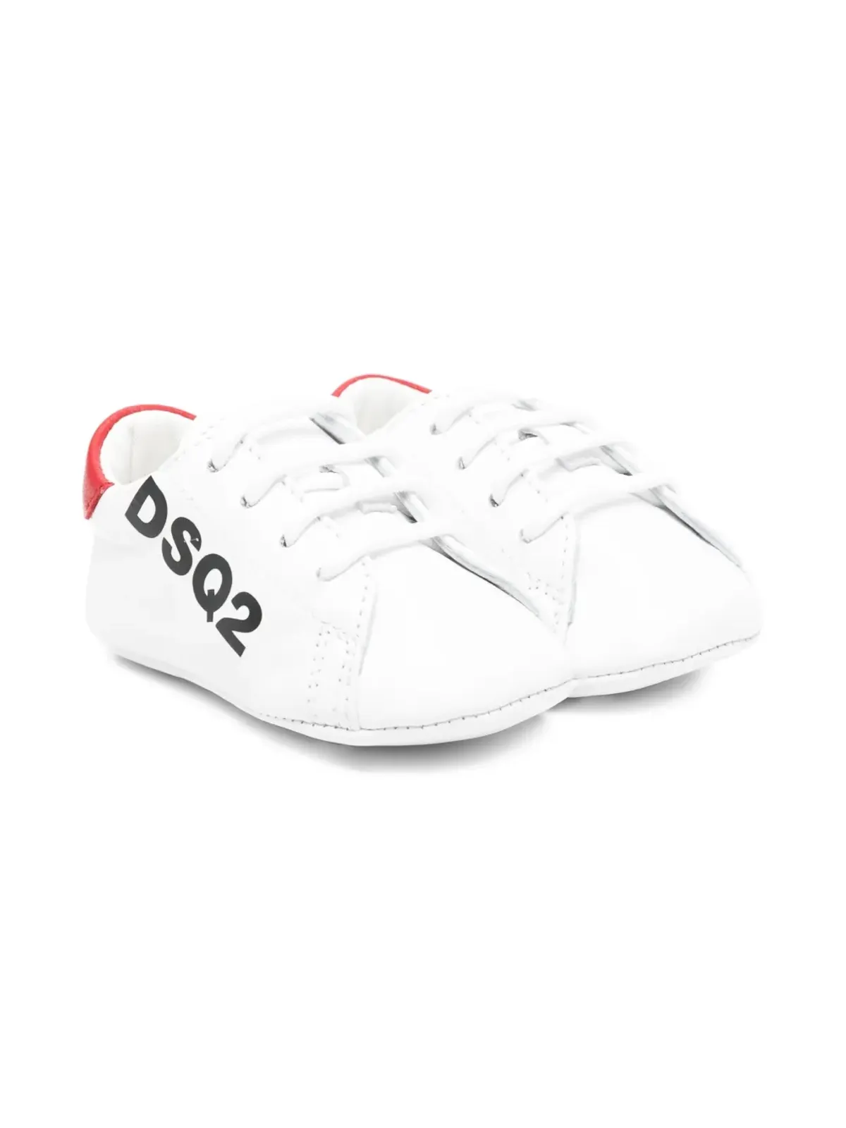 DSQUARED2 KIDS logo-detail pre-walkers - White - 画像1