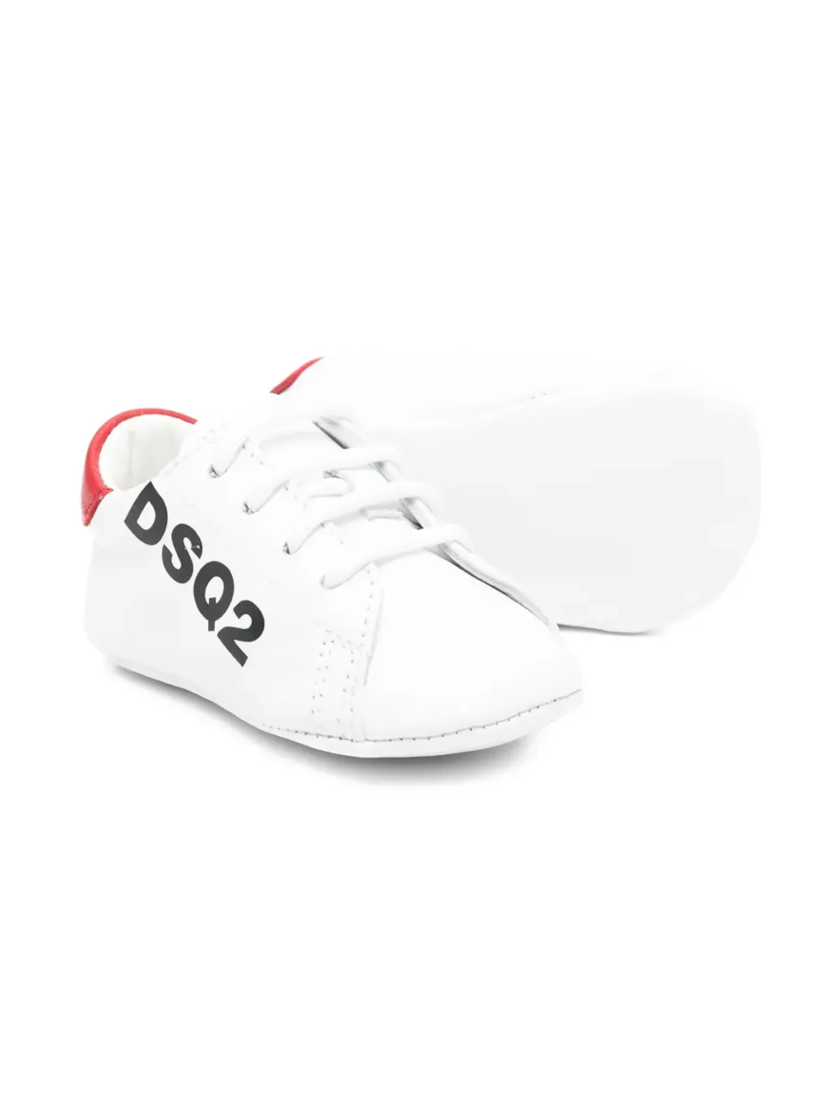 DSQUARED2 KIDS logo-detail pre-walkers - White - 画像2