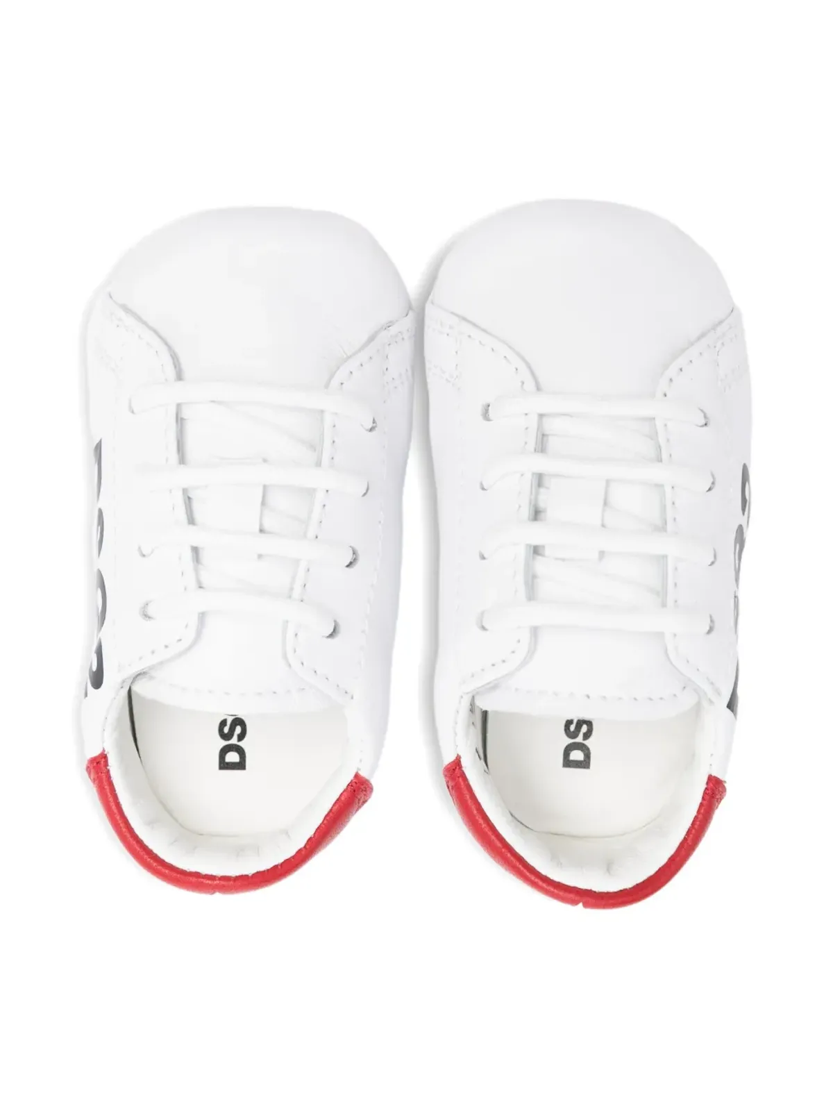 DSQUARED2 KIDS logo-detail pre-walkers - White - 画像3