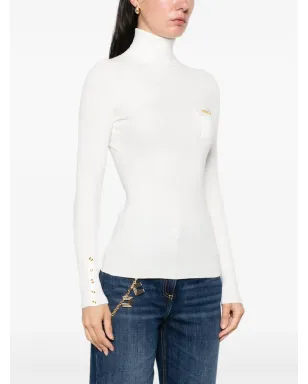 Elisabetta Franchi リブ編みロールネックセーター - サムネイル3