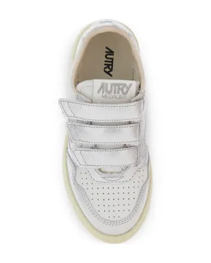 Autry Kids メタリックレザー ストラップ スニーカー - サムネイル4
