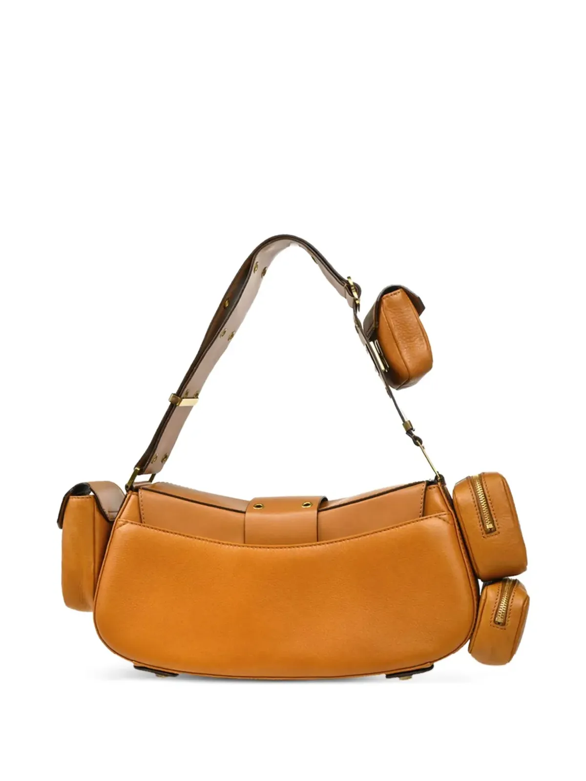 Christian Dior Pre-Owned ビンテージ 2002 ストリートシック コロンバス ショルダーバッグ ブラウン - 画像2