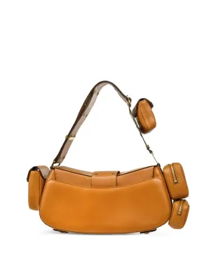 Christian Dior Pre-Owned ビンテージ 2002 ストリートシック コロンバス ショルダーバッグ ブラウン - サムネイル2