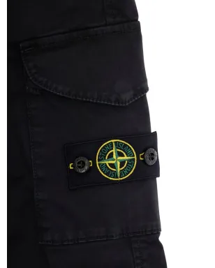 Stone Island Junior カーゴポケット付きコットンパンツ - サムネイル3
